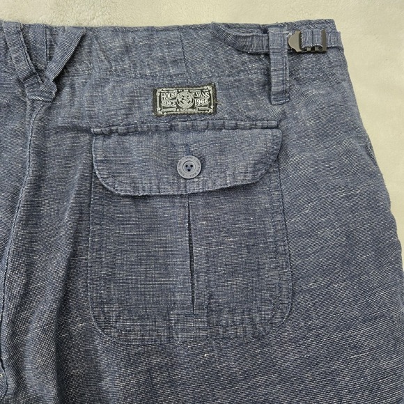 Vans Off The Wall Shorts Blue Flat Front Casual Size 34‎ Streetwear Blockcore - Picture 9 of 11